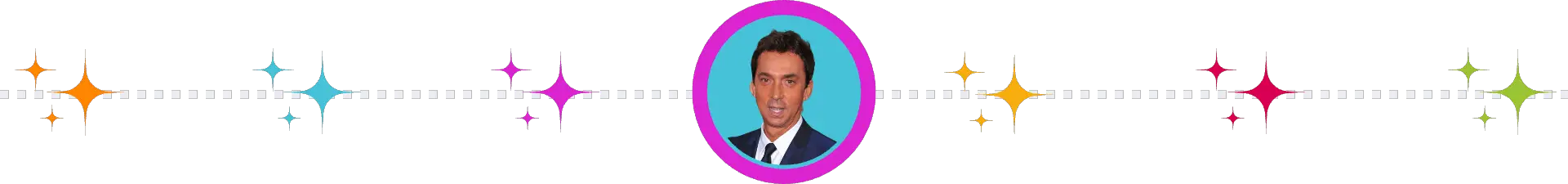 Photo - Bruno Tonioli and graphics of stars