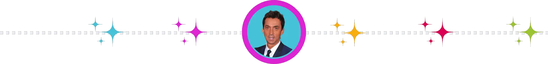 Photo - Bruno Tonioli and graphics of stars