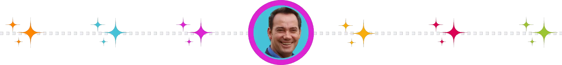 Photo - Craig Revel-Horwood and graphics of stars