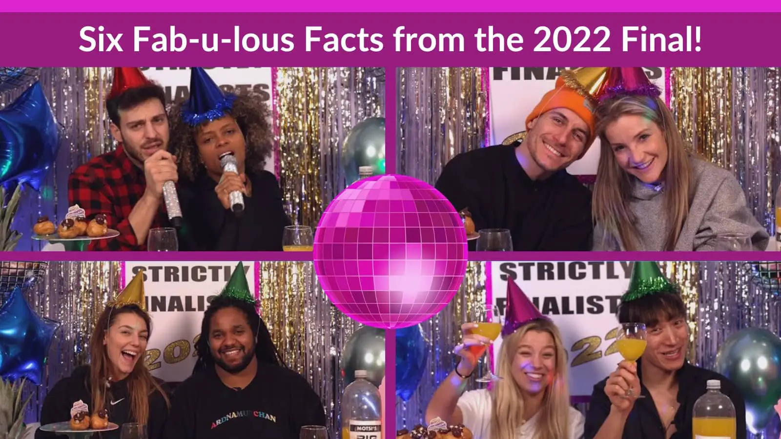The 2022 finalists in party hats