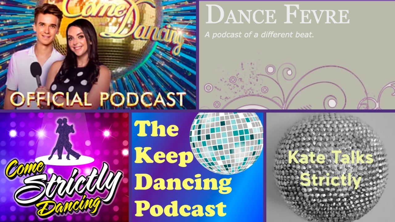 Strictly Come Dancing podcast logos