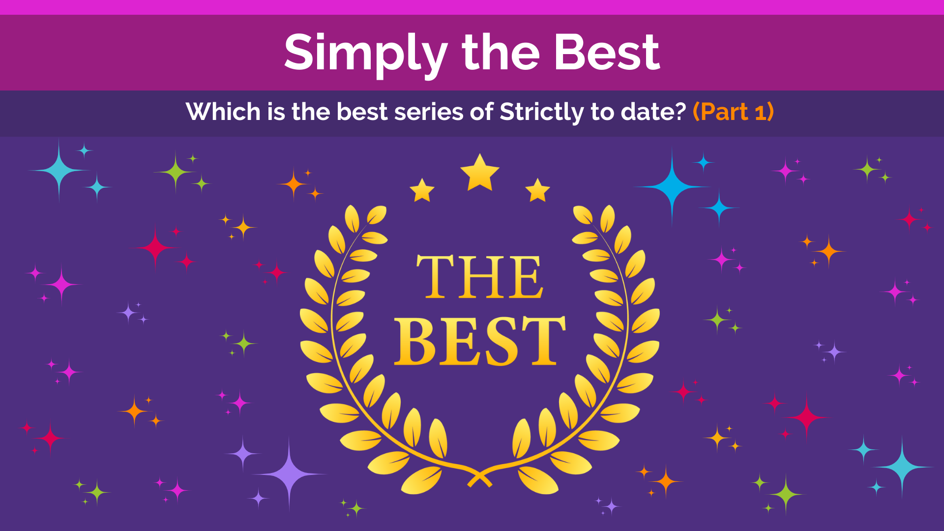 Rosette saying 'Simply The Best'
