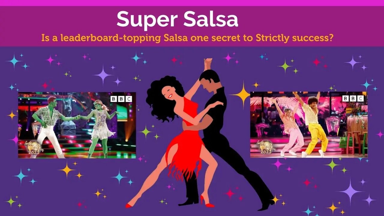 Graphic of Couple Dancing Salsa