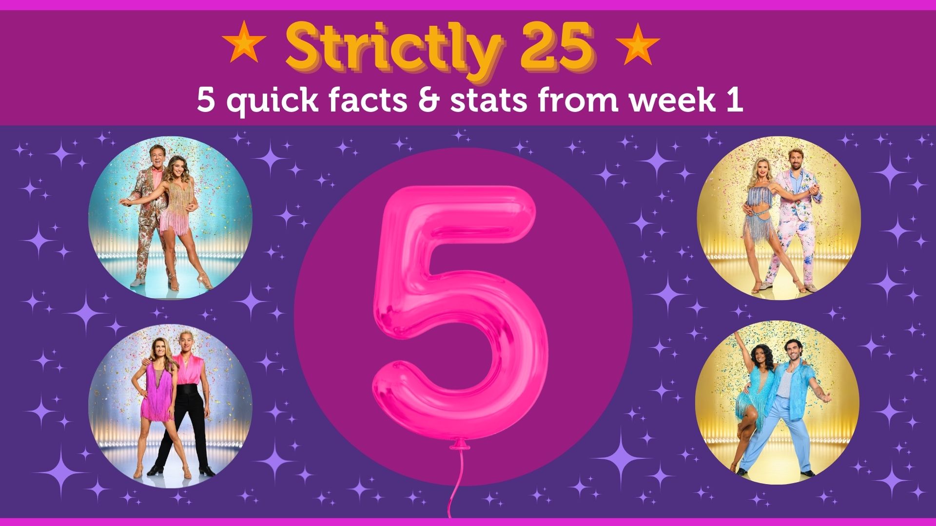 Strictly 2025: 5 Quick Facts & Stats from Week 1